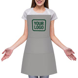 Custom Gray Green Apron