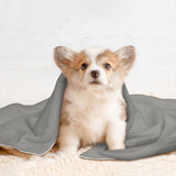 Custom Gray Green Pet Blanket