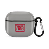 Custom Gray Red AirPods Case (3rd Generation)