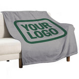 Custom Gray Green Blanket