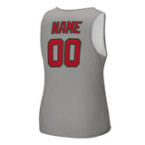 Custom Gray Red Men's Tank Top