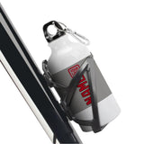 Custom Gray Red Sports Bottle