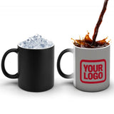 Custom Gray Red Magic Mug