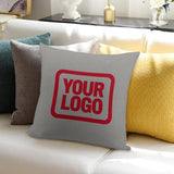 Custom Gray Red Pillowcase