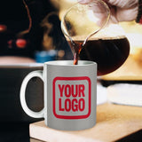 Custom Gray Red Mug
