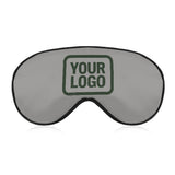 Custom Gray Dark Green Sleep Mask