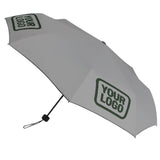 Custom Gray Dark Green Automatic Umbrella