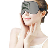 Custom Gray Dark Green Sleep Mask