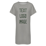 Custom Gray Dark Green Nachthemd