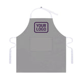 Custom Gray Purple Apron