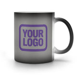 Custom Gray Light Purple Magic Mug