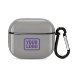 Custom Gray Light Purple AirPods Case (3rd Generation)