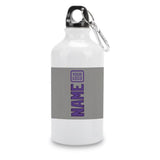 Custom Gray Light Purple Sports Bottle