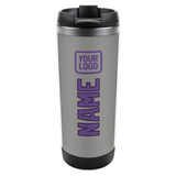 Custom Gray Light Purple Stainless Steel Water Cup