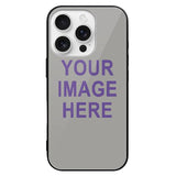 Custom Gray Light Purple Phone Case