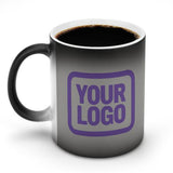 Custom Gray Light Purple Magic Mug