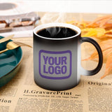 Custom Gray Light Purple Magic Mug