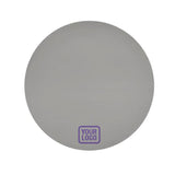 Custom Gray Light Purple Round Table Cloth