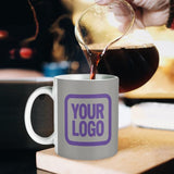 Custom Gray Light Purple Mug