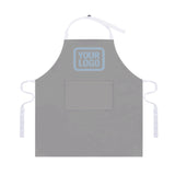 Custom Gray Light Blue Apron