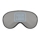 Custom Gray Light Blue Sleep Mask