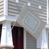 Custom Gray Light Blue Flag