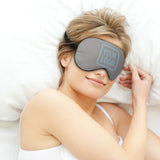Custom Gray Light Blue Sleep Mask