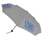 Custom Gray Sky Blue Automatic Umbrella
