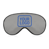 Custom Gray Sky Blue Sleep Mask
