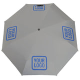 Custom Gray Sky Blue Automatic Umbrella