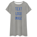 Custom Gray Sky Blue Nachthemd