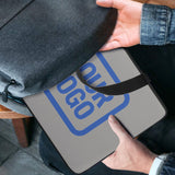 Custom Gray Sky Blue Laptop Bag