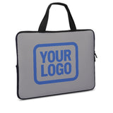 Custom Gray Sky Blue Laptop Bag