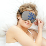 Custom Gray Sky Blue Sleep Mask