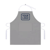 Custom Gray Blue Apron