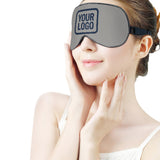 Custom Gray Blue Sleep Mask