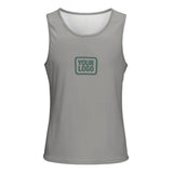 Custom Gray Blue Green Men's Tank Top