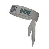 Custom Gray Blue Green Headband