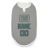Custom Gray Blue Green Pet Vest