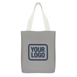 Custom Gray Blue Green Canvas Tote Bag