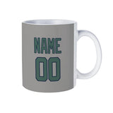 Custom Gray Blue Green Mug