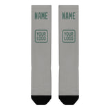 Custom Gray Blue Green Knee-High Sock