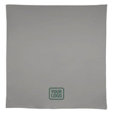Custom Gray Blue Square Table Cloth