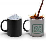Custom Gray Blue Green Magic Mug