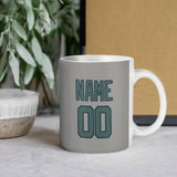 Custom Gray Blue Green Mug