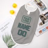 Custom Gray Blue Green Pet Vest