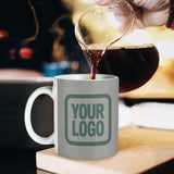 Custom Gray Blue Green Mug
