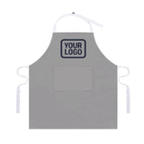 Custom Gray Navy Apron