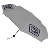 Custom Gray Navy Automatic Umbrella