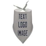 Custom Gray Navy Pet Scarf
